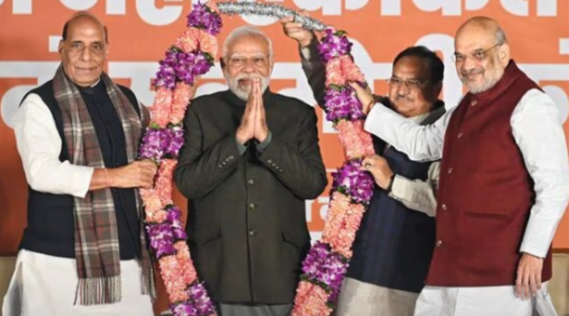 State Elections 2023: BJP Sweeps Raj., MP, Chhattisgarh, Rises in Telangana