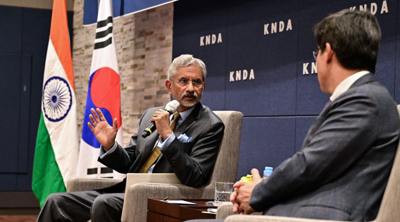Jaishankar visits South Korea